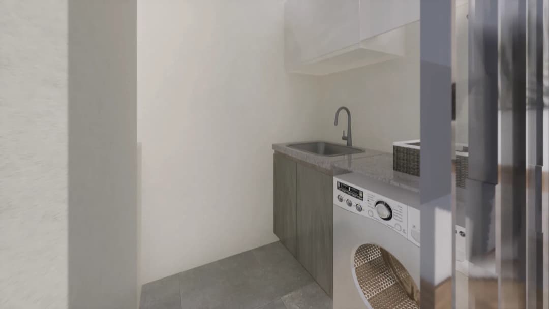 Lavandería equipada